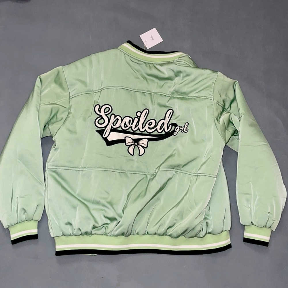 Adika Satin Finish Varsity Jacket